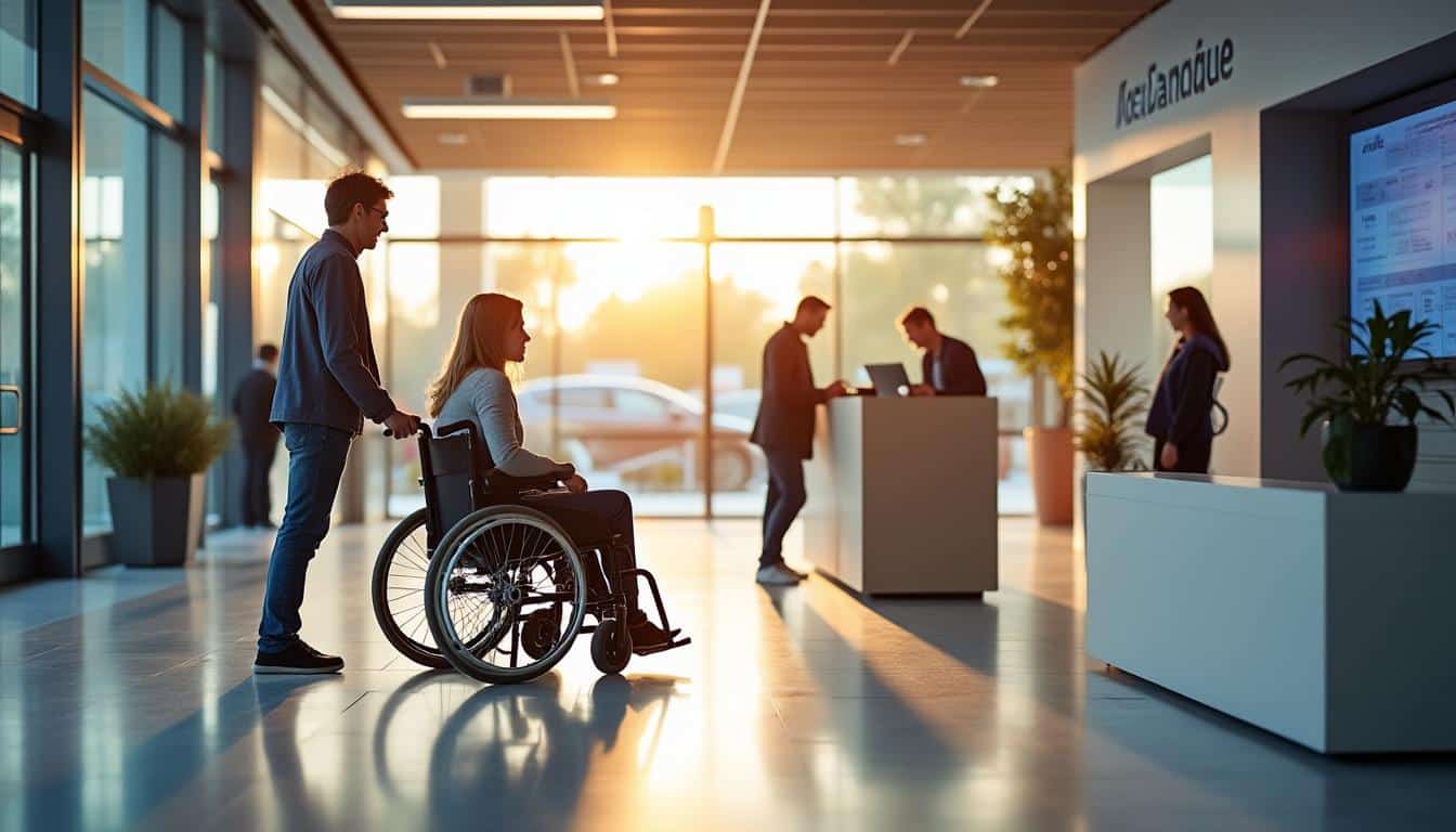 Illustration: Comprendre le rôle essentiel de la banque d’accueil pour les personnes à mobilité réduite