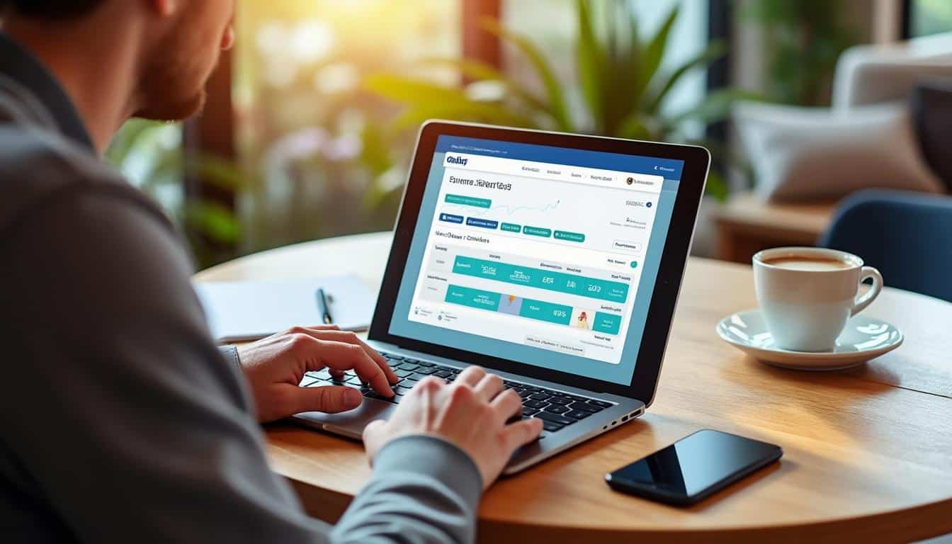 Illustration: Comment accéder et gérer efficacement votre compte bancaire en ligne chez Banque Chalus