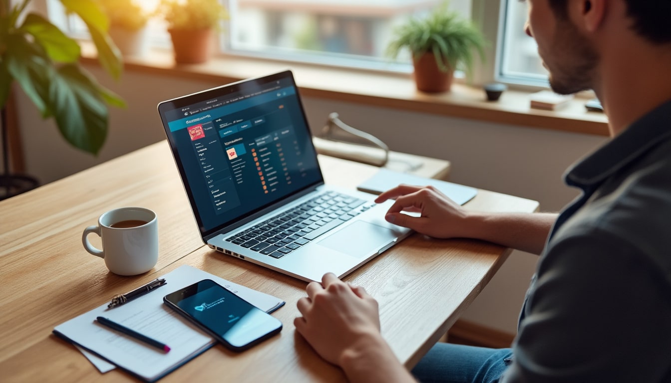 Illustration: Comprendre les services essentiels d’une banque en ligne avec découvert autorisé et chéquier