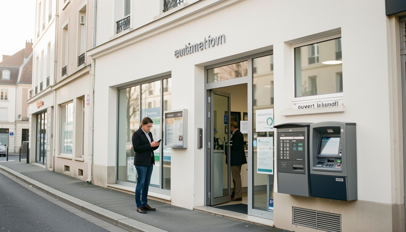 Trouver une banque ouverte le lundi près de chez vous
