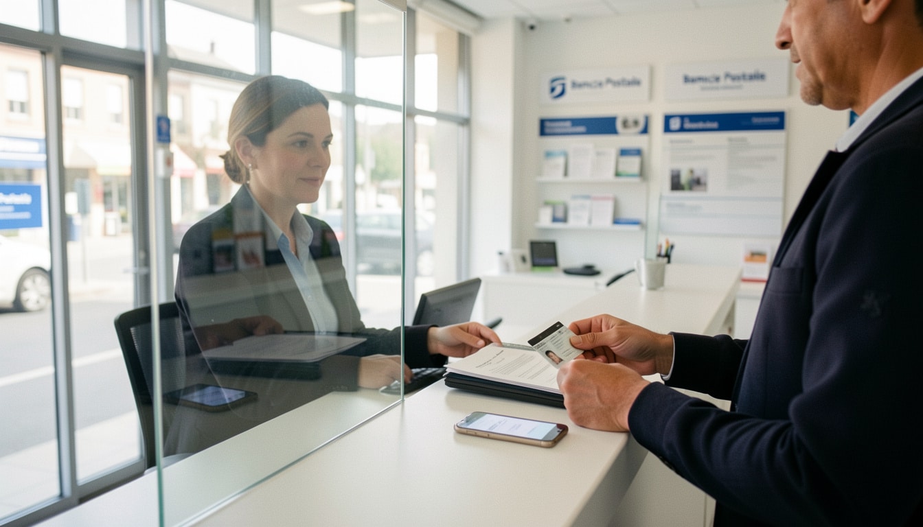 Retrait au guichet sans carte à la Banque Postale